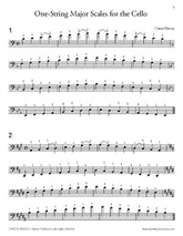 One-String Major Scales for the Cello- PDF Download